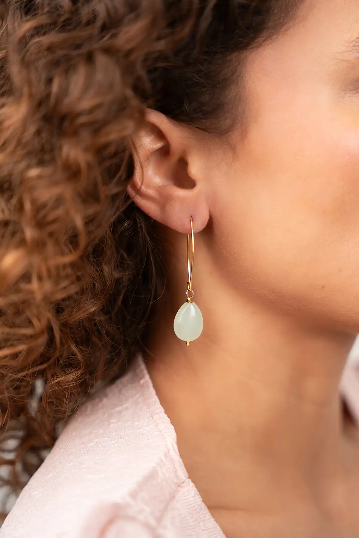 Mint Oorbellen Loua Drop S