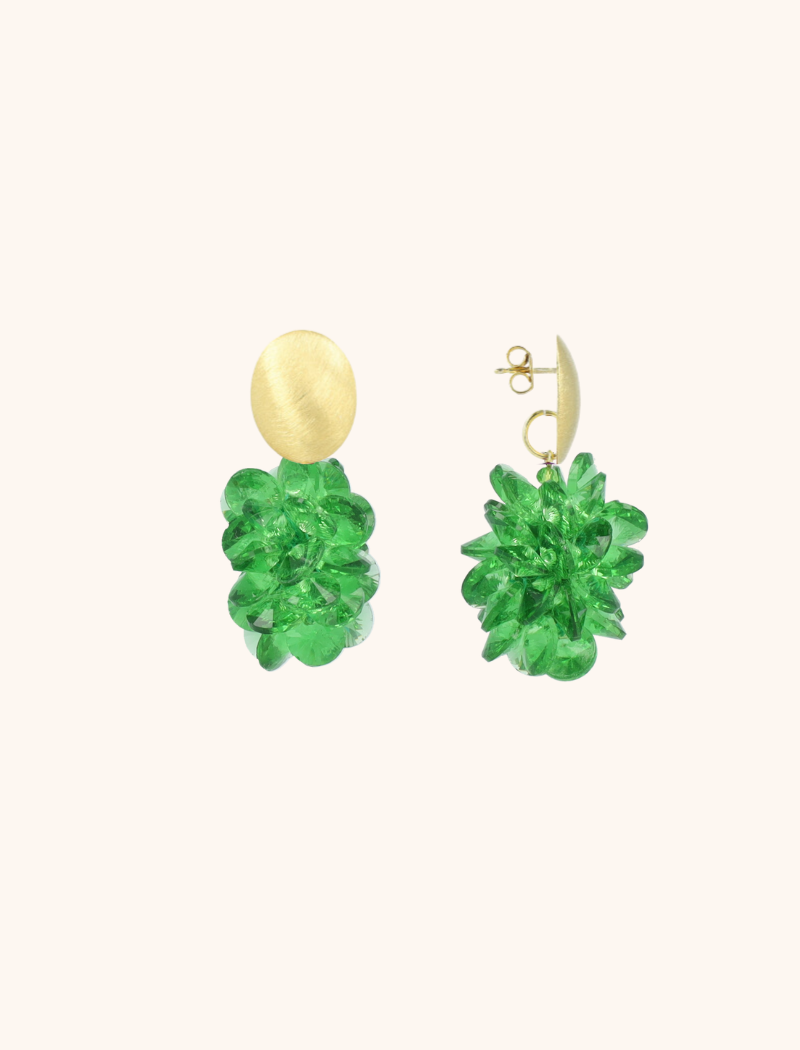 Grüne Ohrringe Crystal Grape Samlott-theme.productDescriptionPage.SEO.byTheBrand