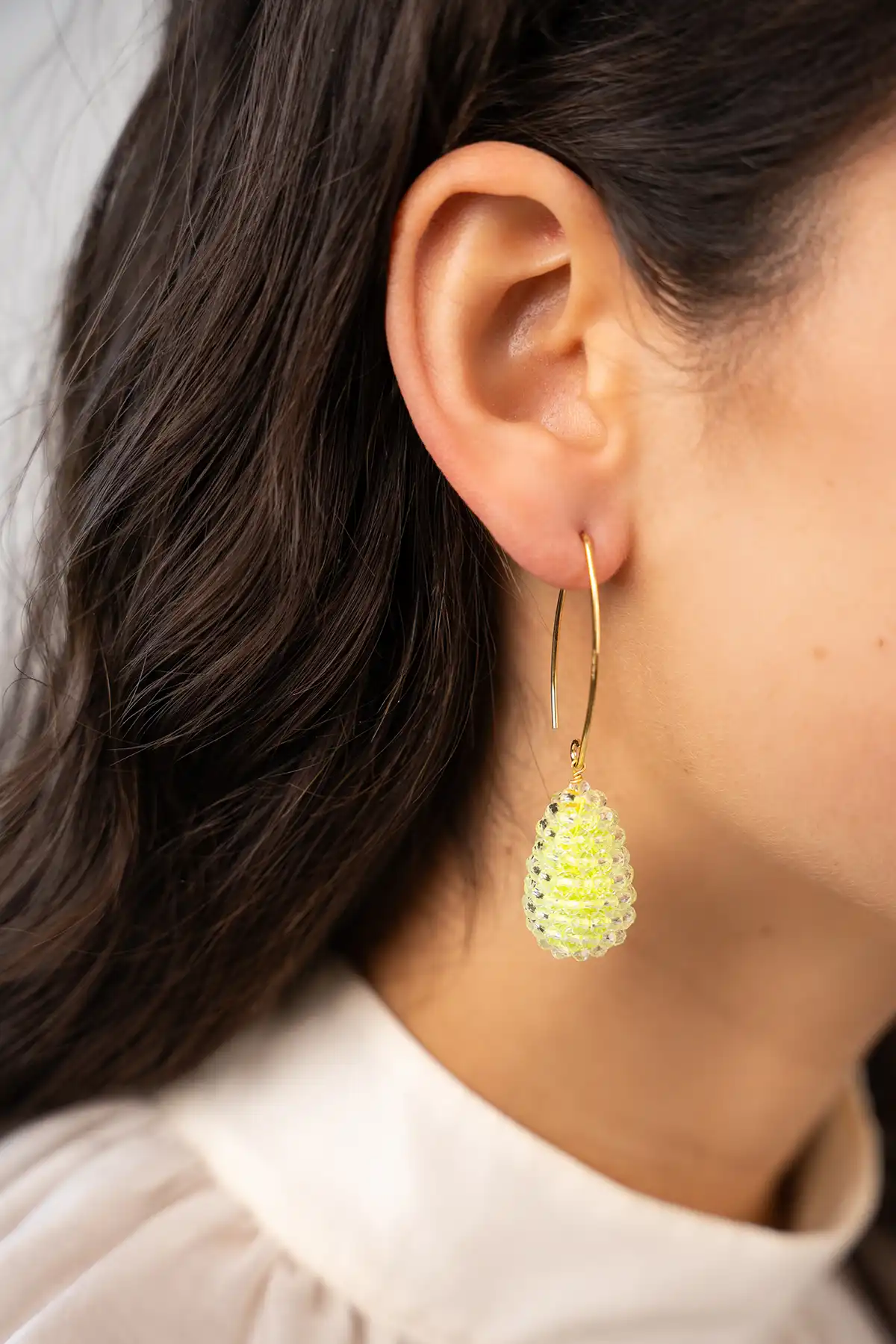 Lime Earrings Amy Cone XS