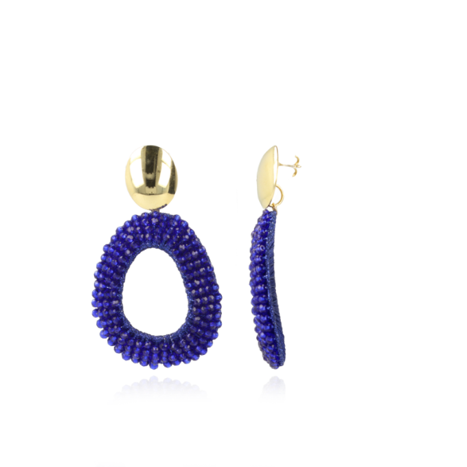 Royal blue earrings Fee
