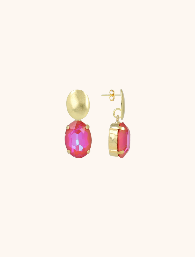 Fuchsia Oorbellen Daan Ovaal Mlott-theme.productDescriptionPage.SEO.byTheBrand