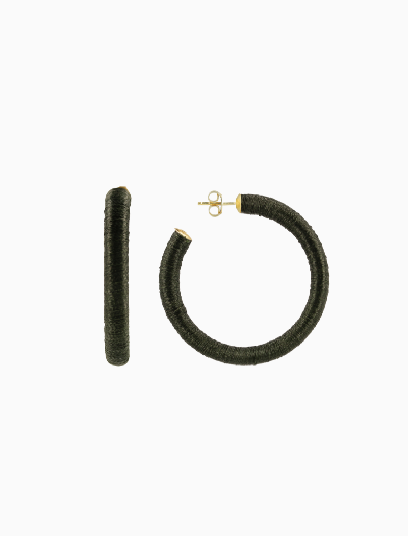 Groene Oorbellen Chloe Creool L