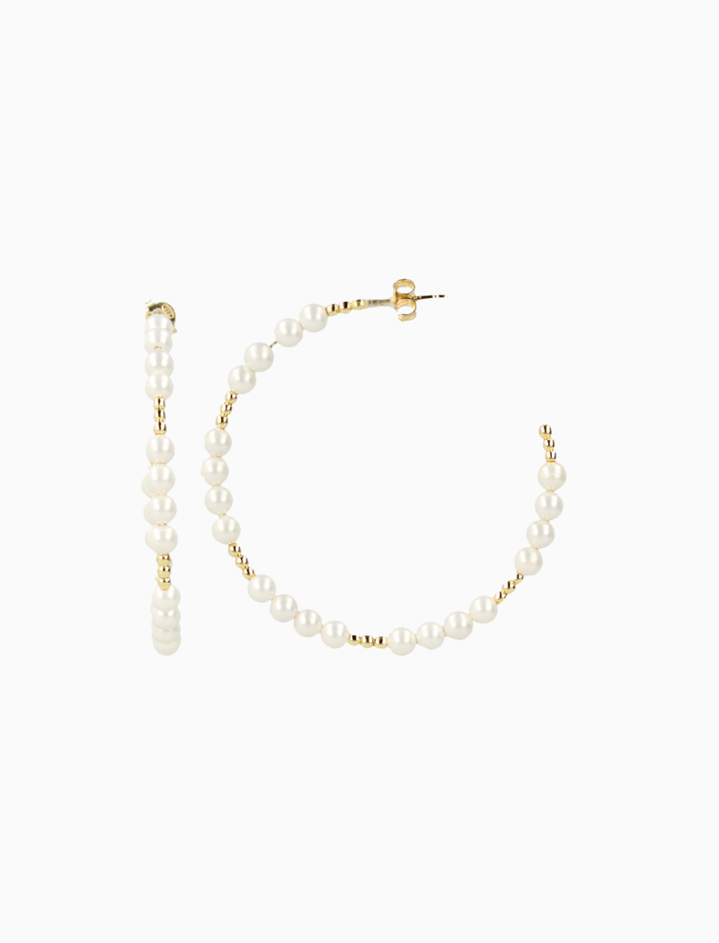 Parel Oorbellen Ella hoop