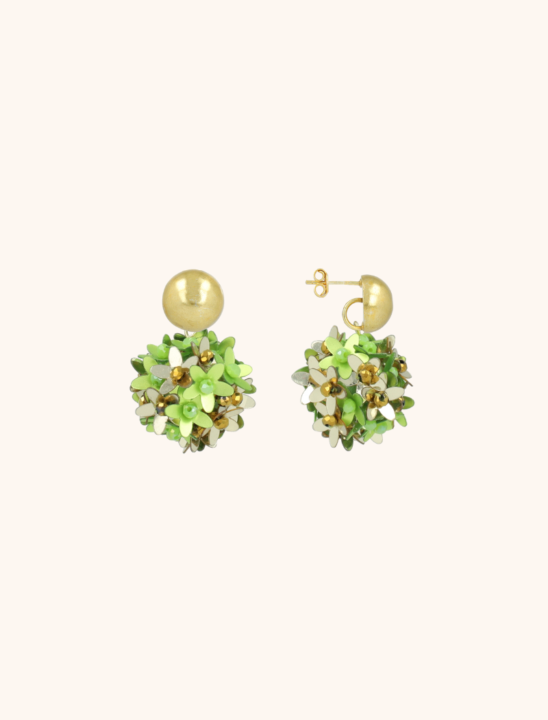 Grune Ohrringe Daisy Pailletten Blumen Globe S  lott-theme.productDescriptionPage.SEO.byTheBrand