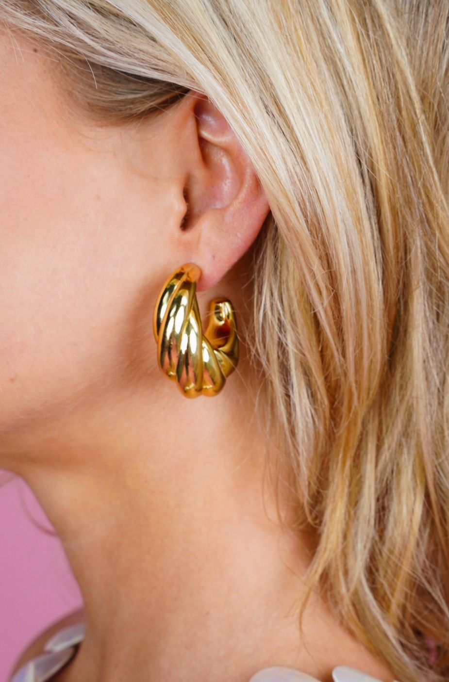 Classic Twist Creool L oorbellen
