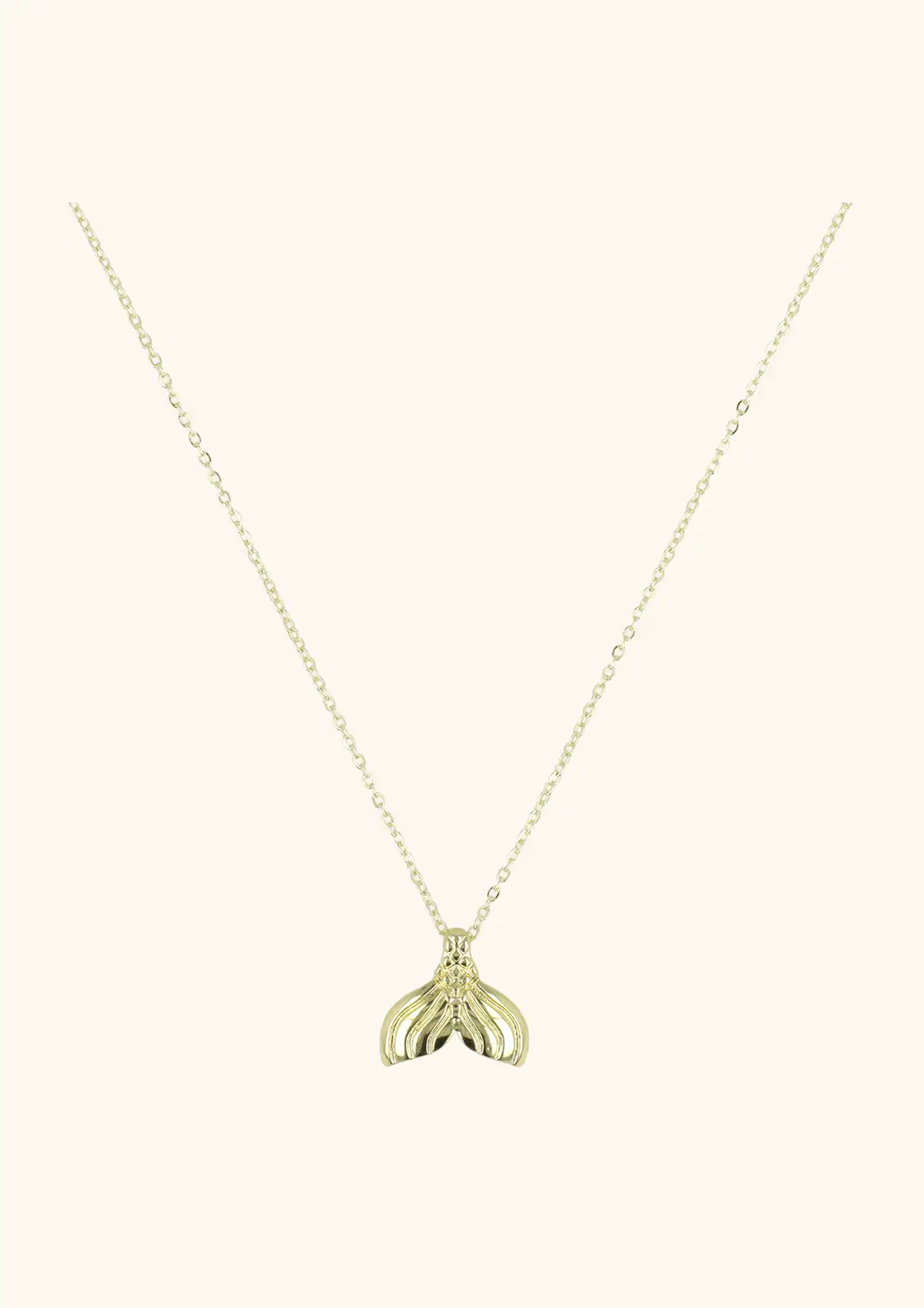 Goldene Halskette Flosse Meerjungfrau