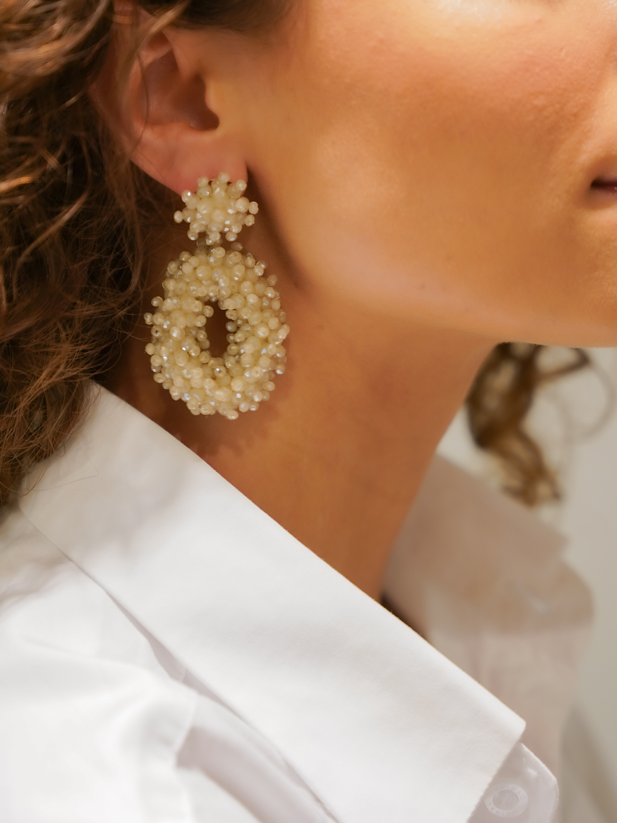 Nude Oorbellen Dolly Hoop 