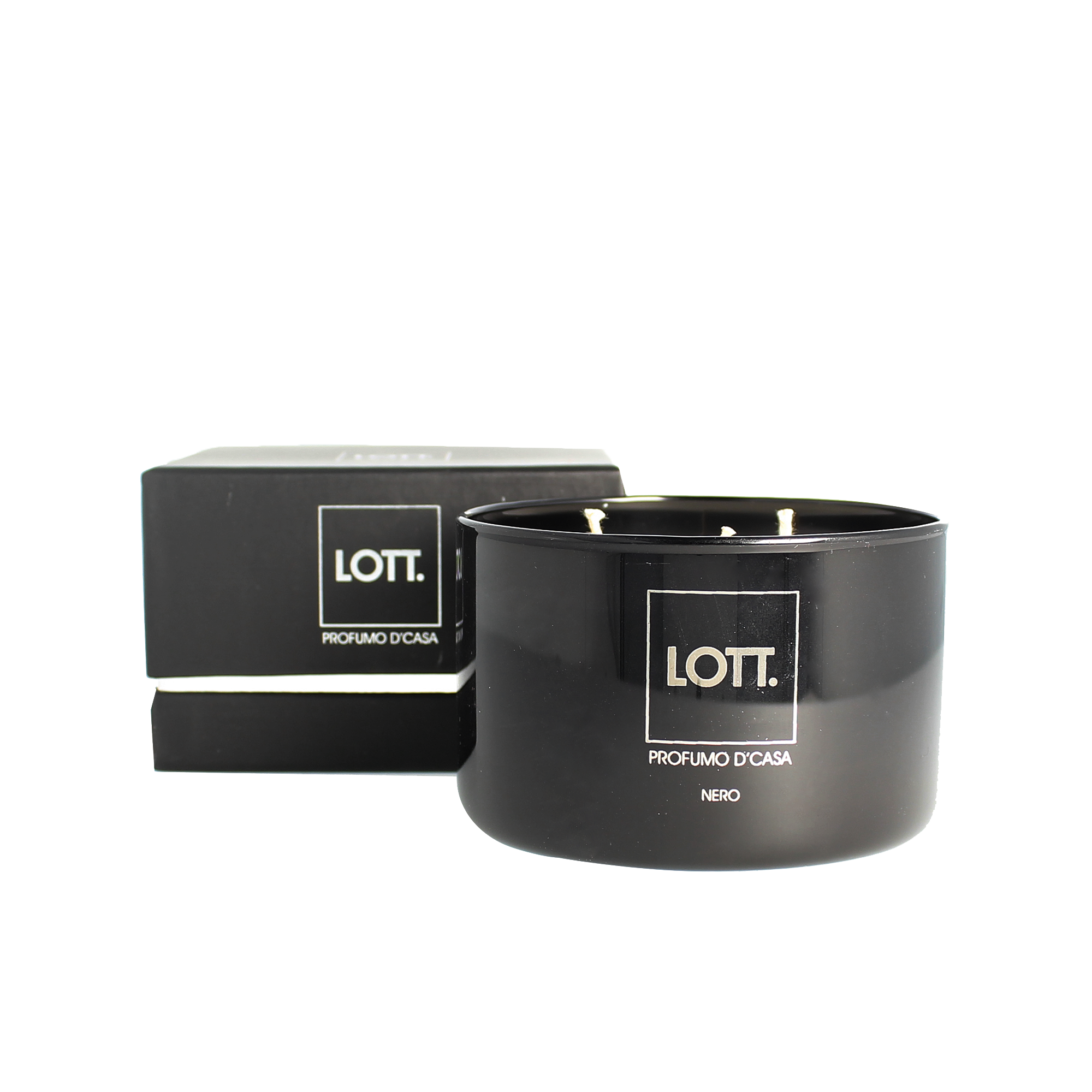 LOTT. Profumo D'Casa scented candle Nero large