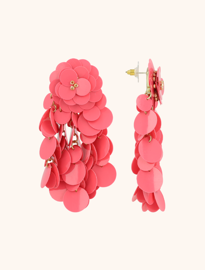 Pink Earrings Mira Sequin Wild Waterfalllott-theme.productDescriptionPage.SEO.byTheBrand