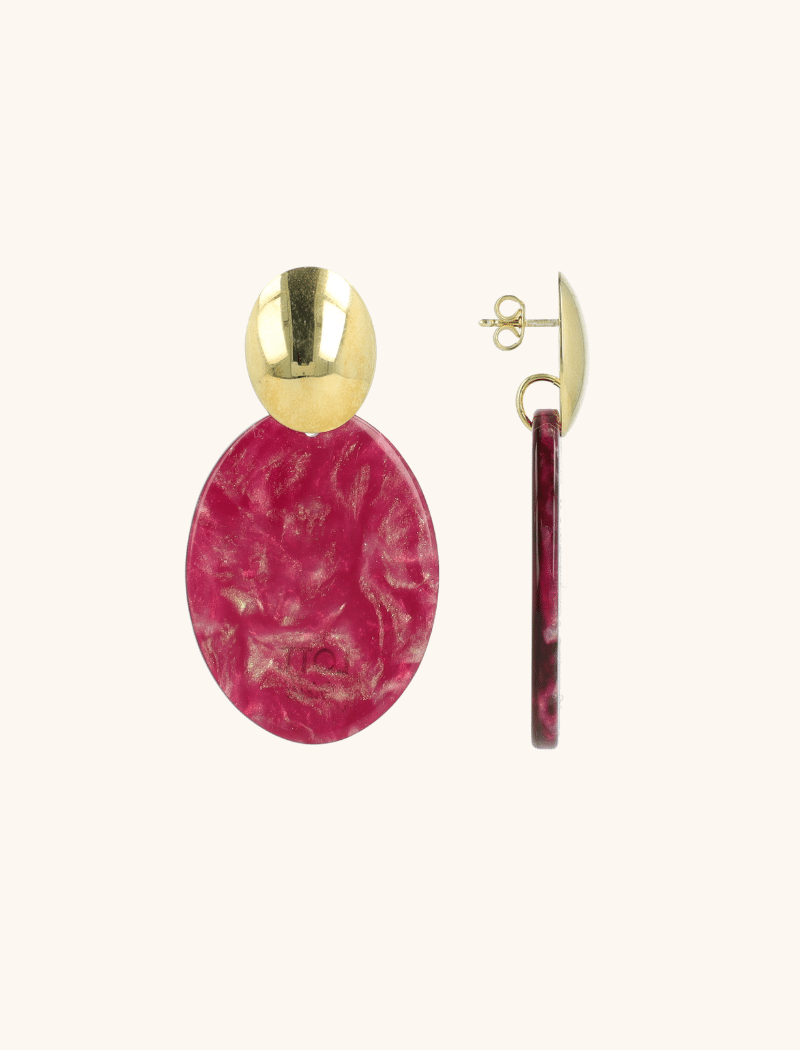 Bordeaux Oorbellen Celia Ovaal Slott-theme.productDescriptionPage.SEO.byTheBrand