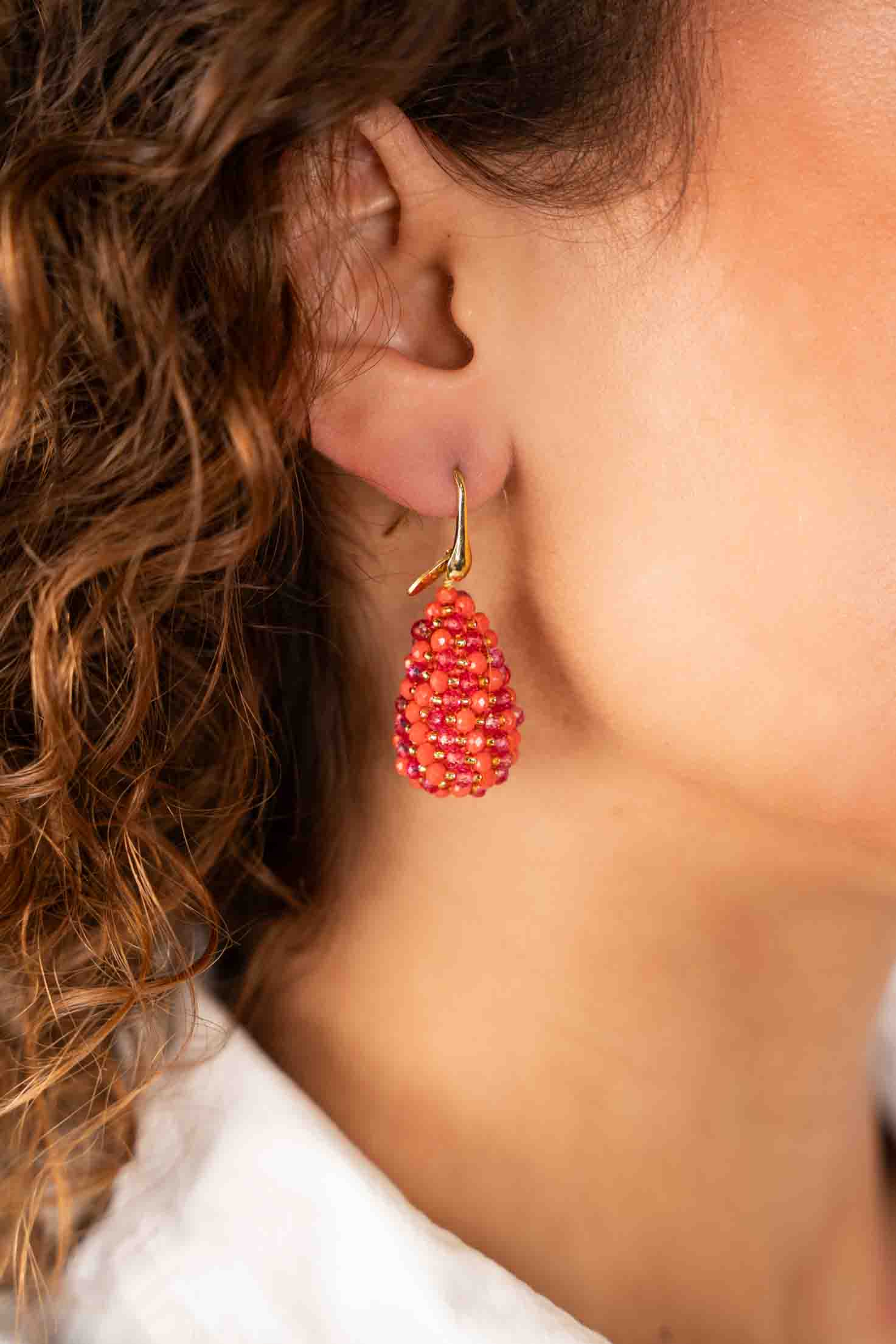 Mixed Orange Earrings Amy Cone S