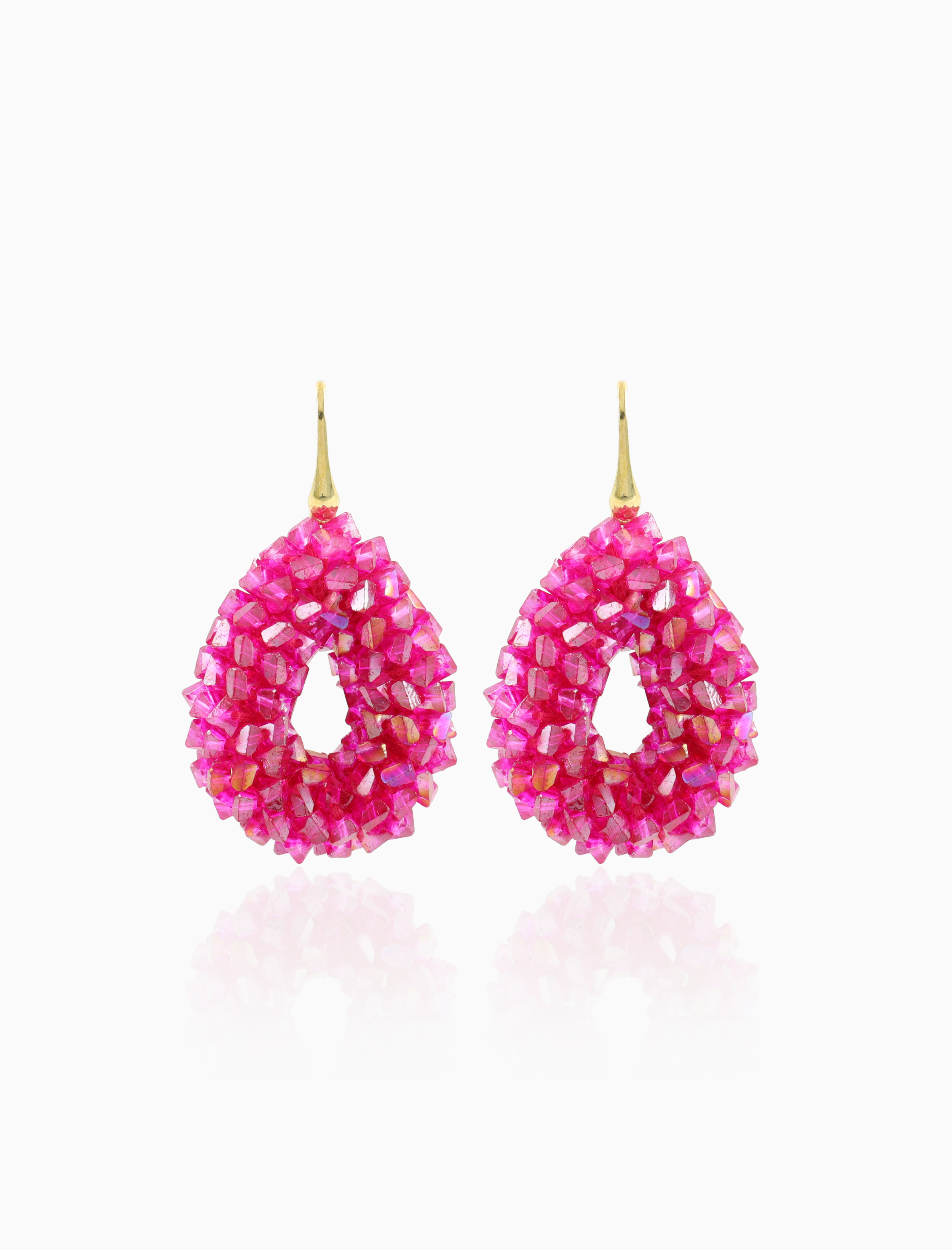 Fuchsia Oorbellen Marieke Drop S Raw