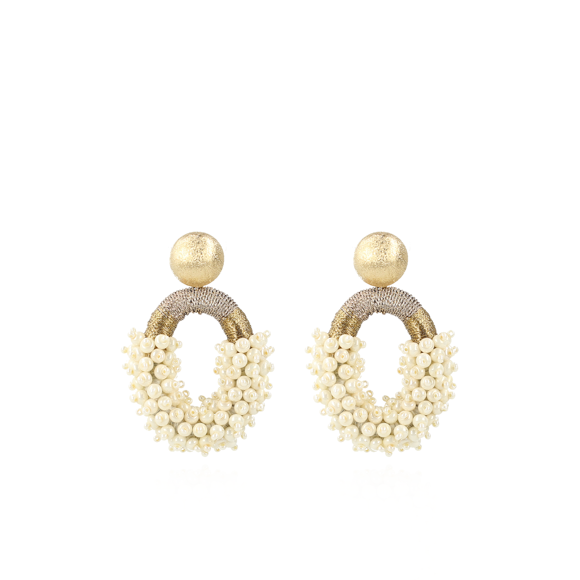 Pearl Earrings Yara Oval M