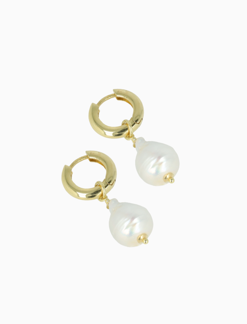 Perlenohrringe Tropfen S