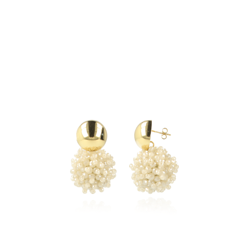 Beige Oorbellen Louise Glassberry Globe L Double Stones Tonallott-theme.productDescriptionPage.SEO.byTheBrand