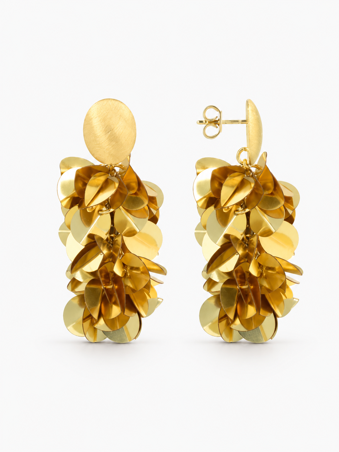 Brass - Gold Sequin Snake M
