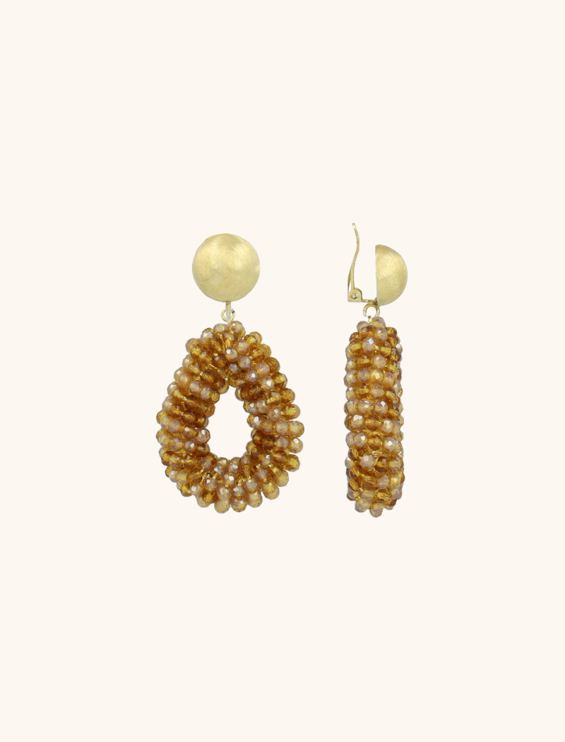 Bruine Oorbellen Berry Drop S Cliplott-theme.productDescriptionPage.SEO.byTheBrand