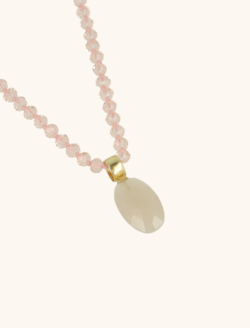 Light Pink Ketting Jonne Glassbeads with Stonelott-theme.productDescriptionPage.SEO.byTheBrand
