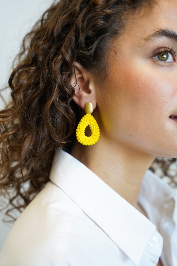 Yellow Earrings Berry Glassberry Drop Slott-theme.productDescriptionPage.SEO.byTheBrand