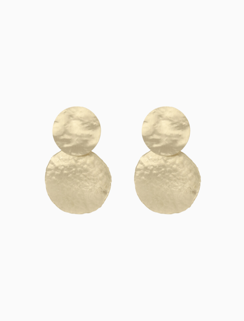 Classic oorbellen rond hammerd S