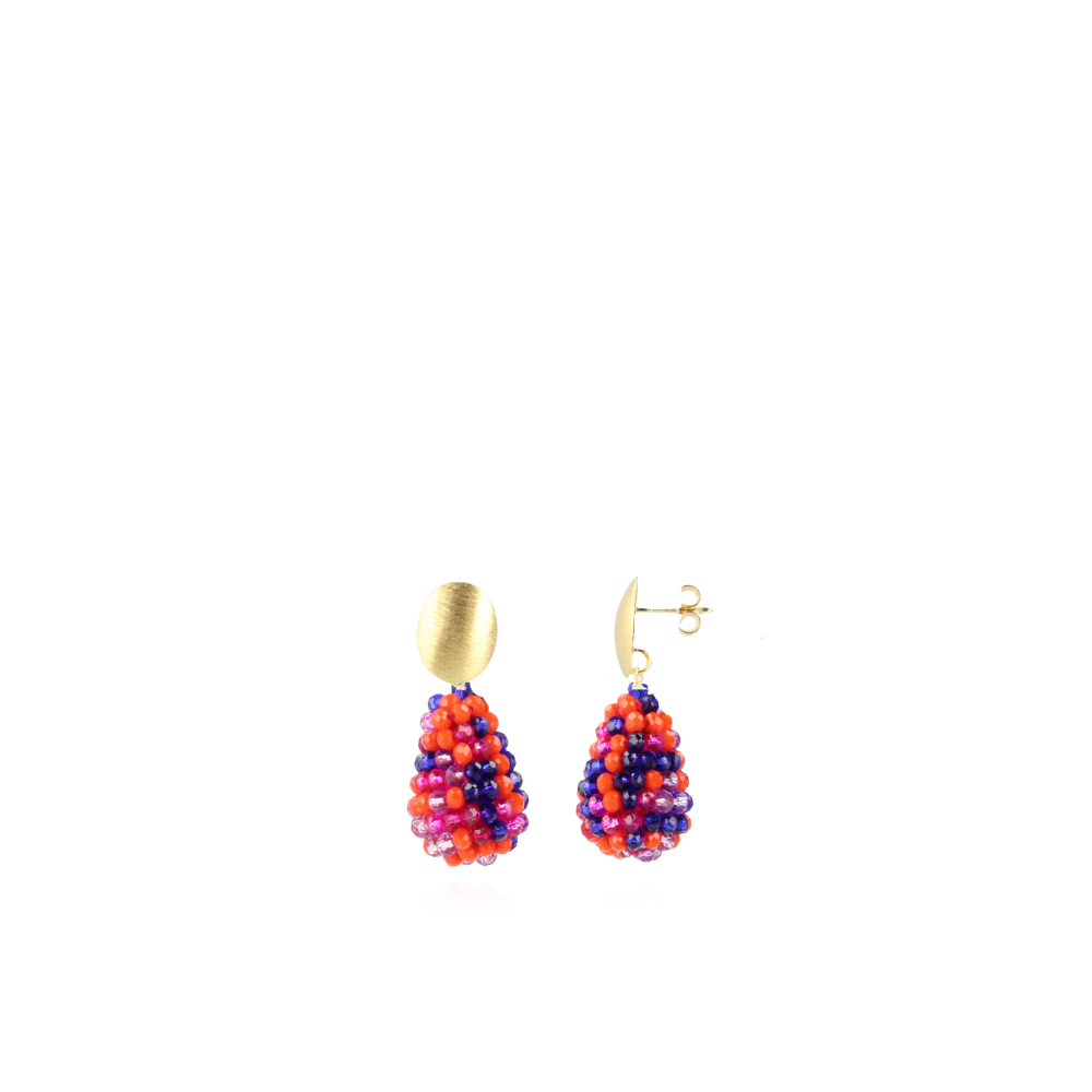 Mixed Koningsblauwe Oorbellen Amy Glassberry Cone XSlott-theme.productDescriptionPage.SEO.byTheBrand