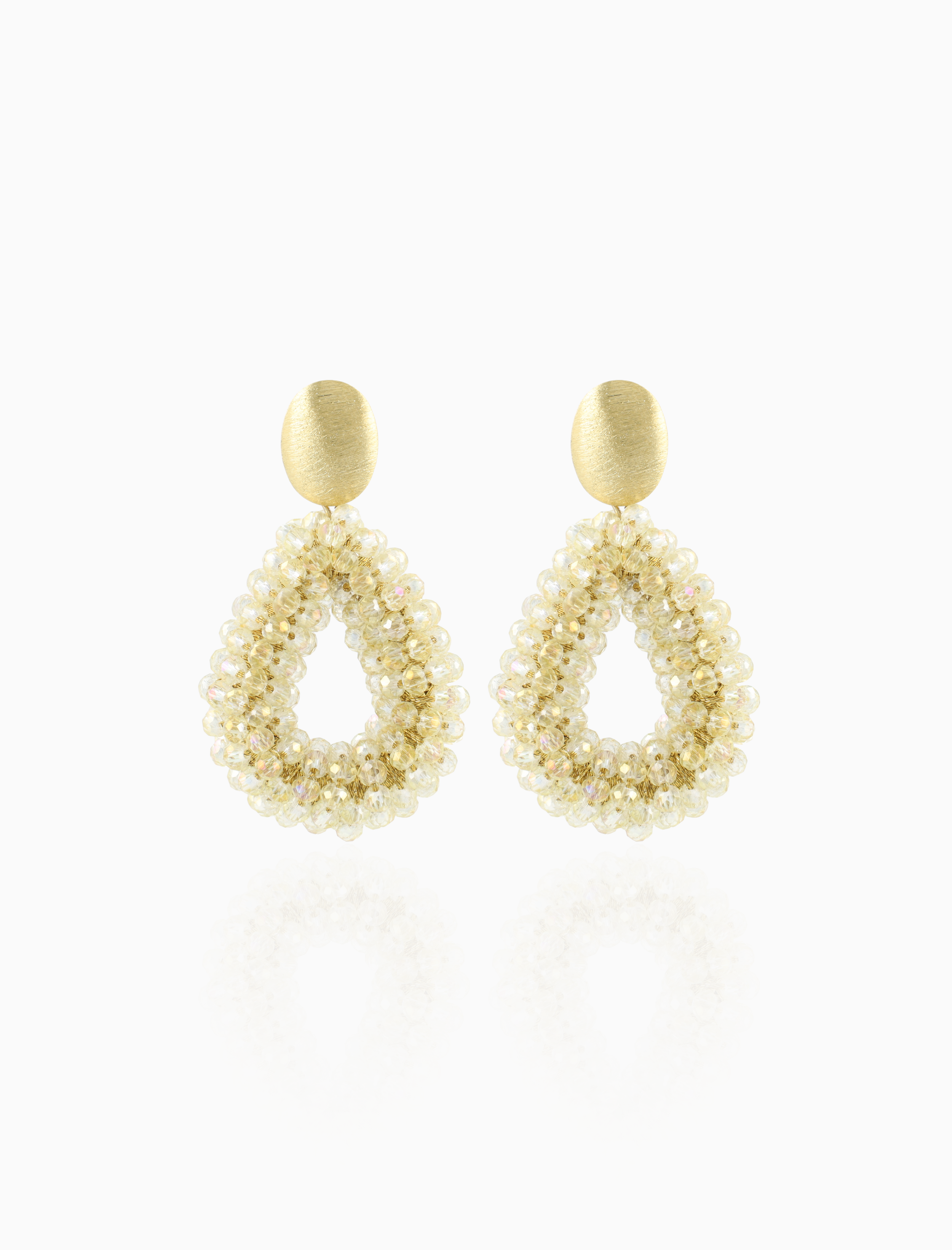 Ice Gouden Oorbellen Berry Druppel S