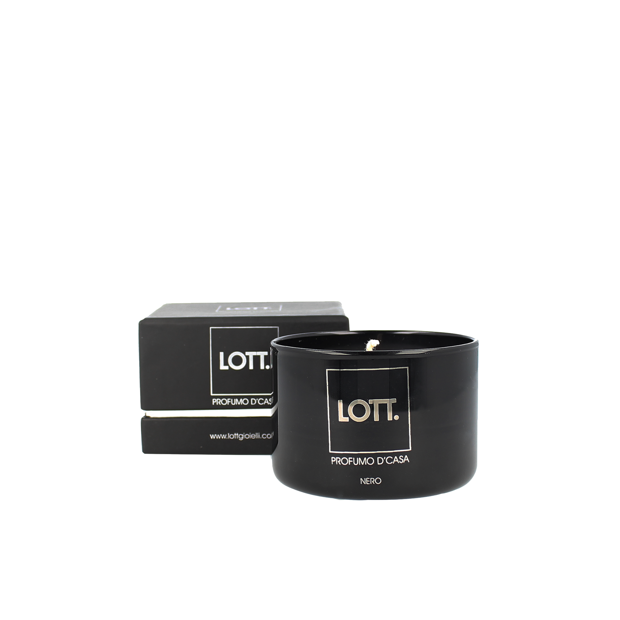 LOTT. Profumo D'Casa scented candle Nero small