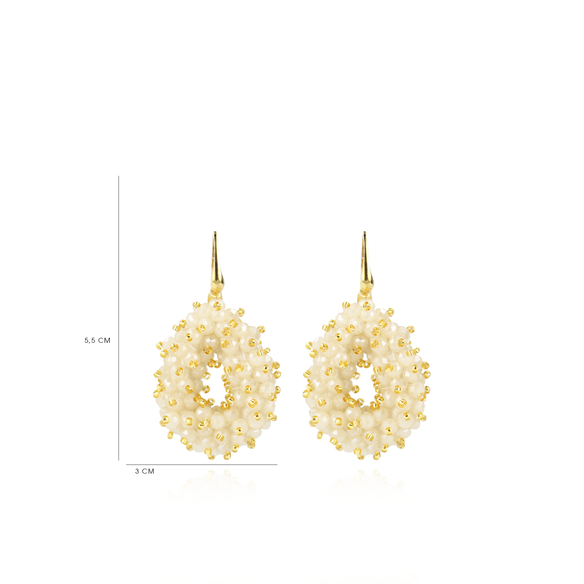 Nude Oorbellen Louise Double Stones Drop Slott-theme.productDescriptionPage.SEO.byTheBrand