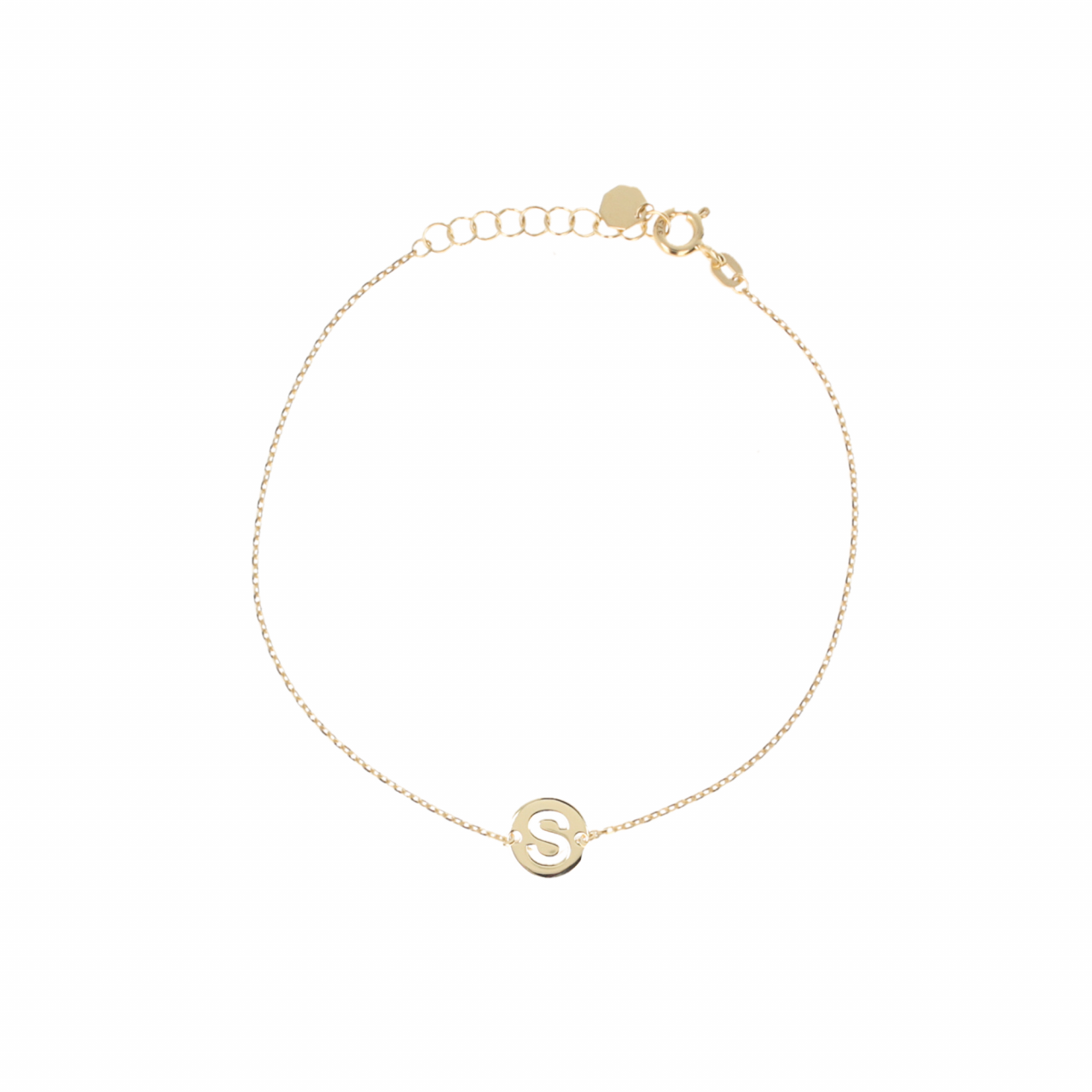 9 Karaat Armband Letter Klein