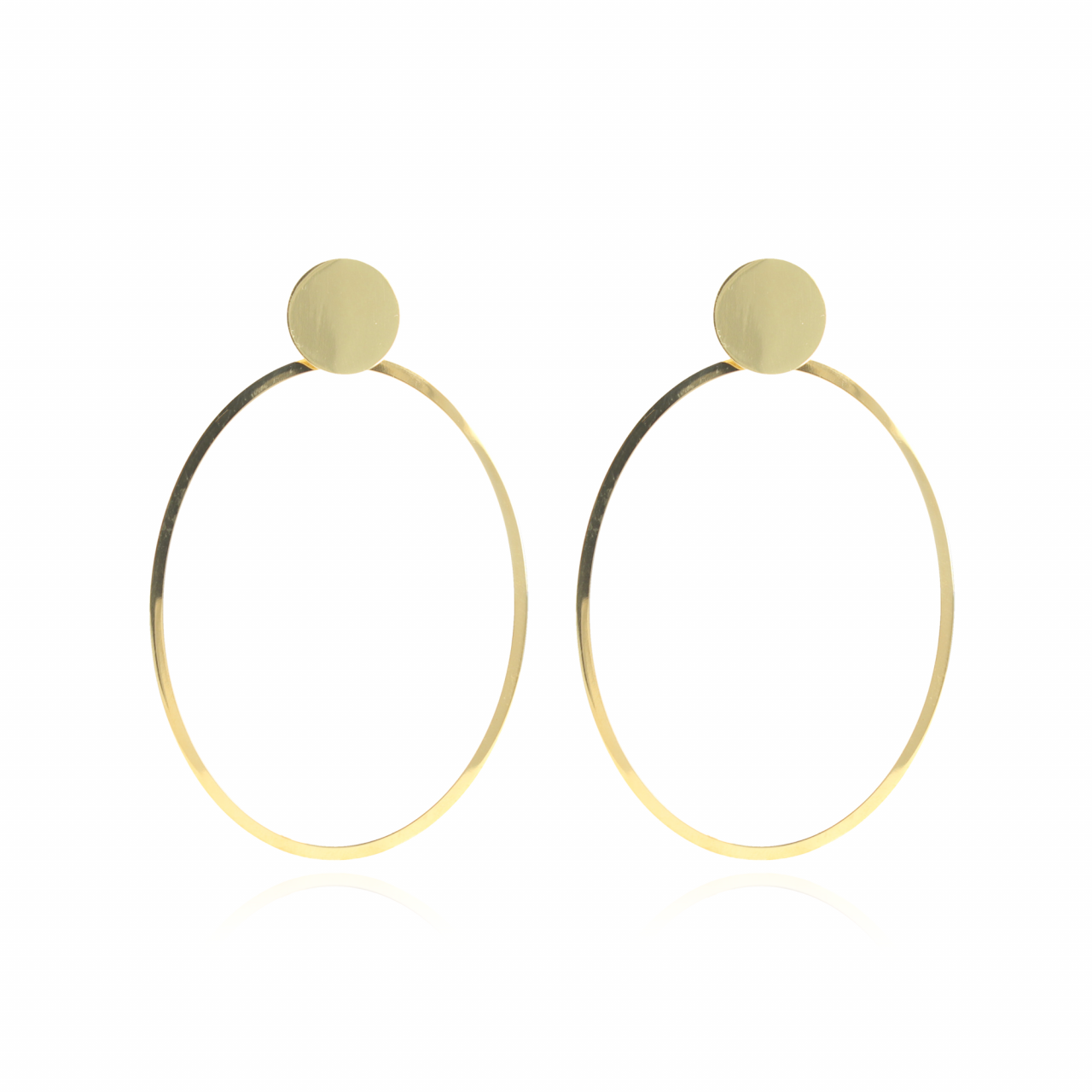 Classic Earrings Oval Flatlott-theme.productDescriptionPage.SEO.byTheBrand