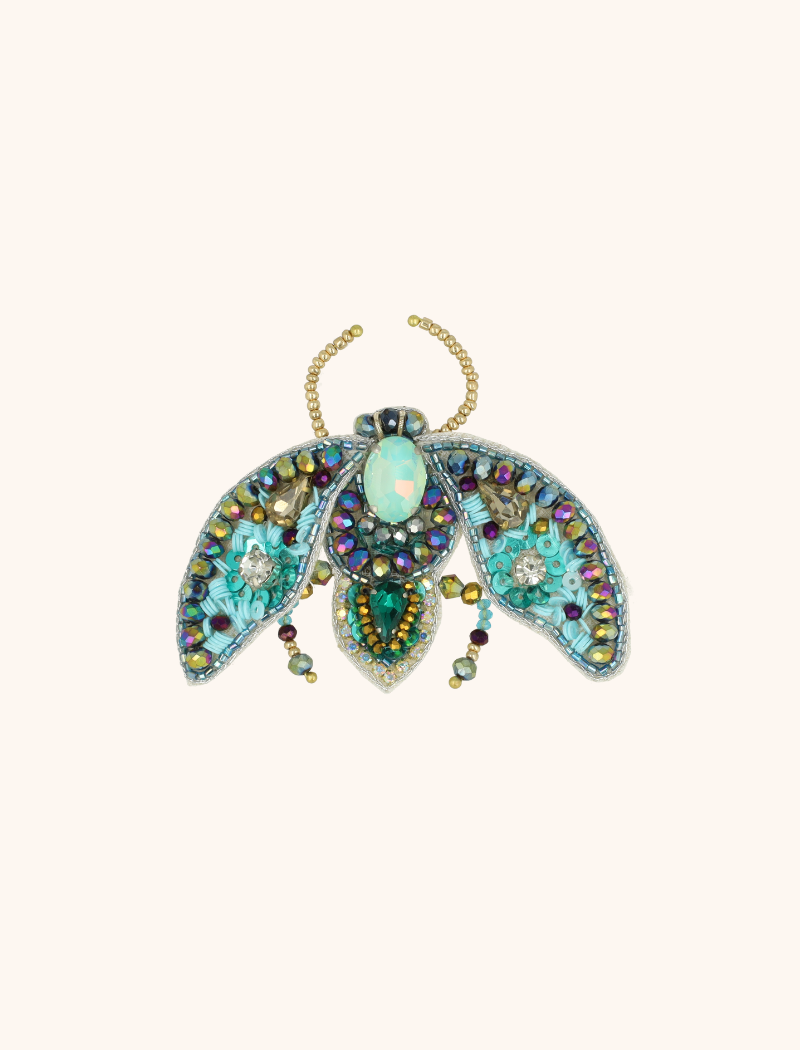 Broche Muscidae - Light Blue Mix 