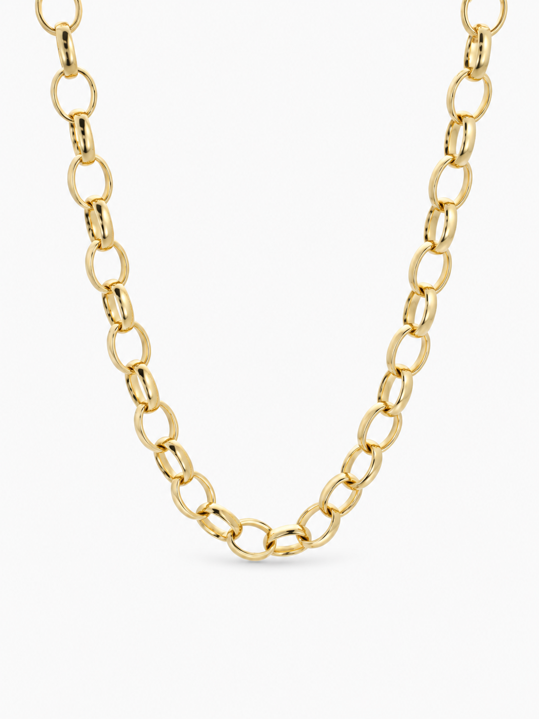16.021 - gold colored soft gold cable wide medium