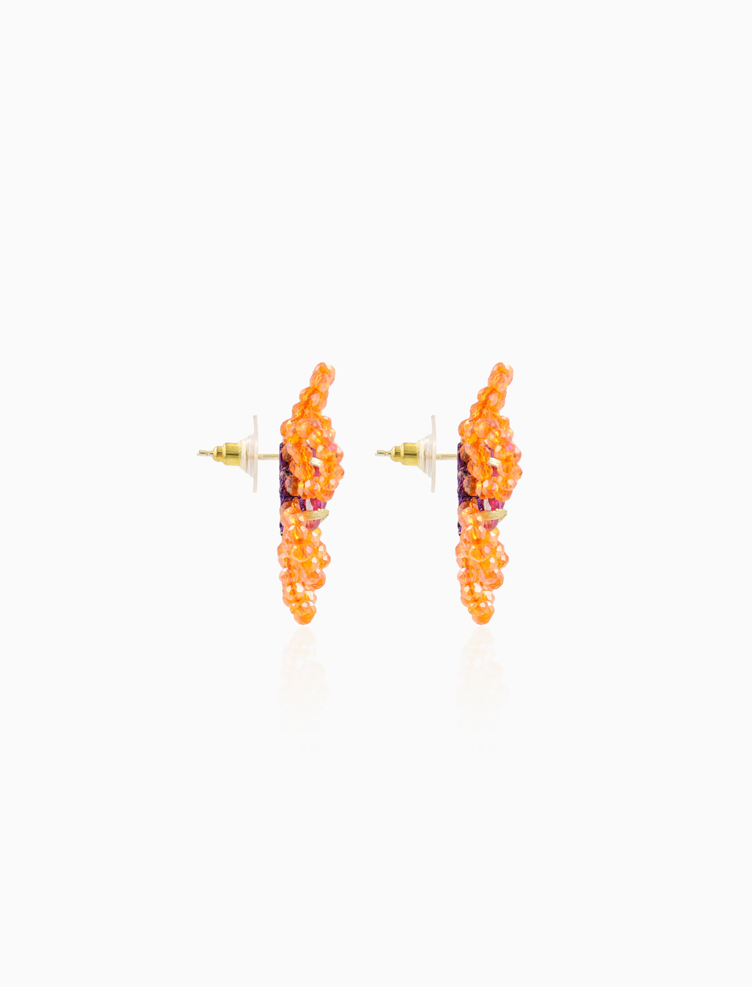 Orange Ohrringe Madelief Bluhende Blume S