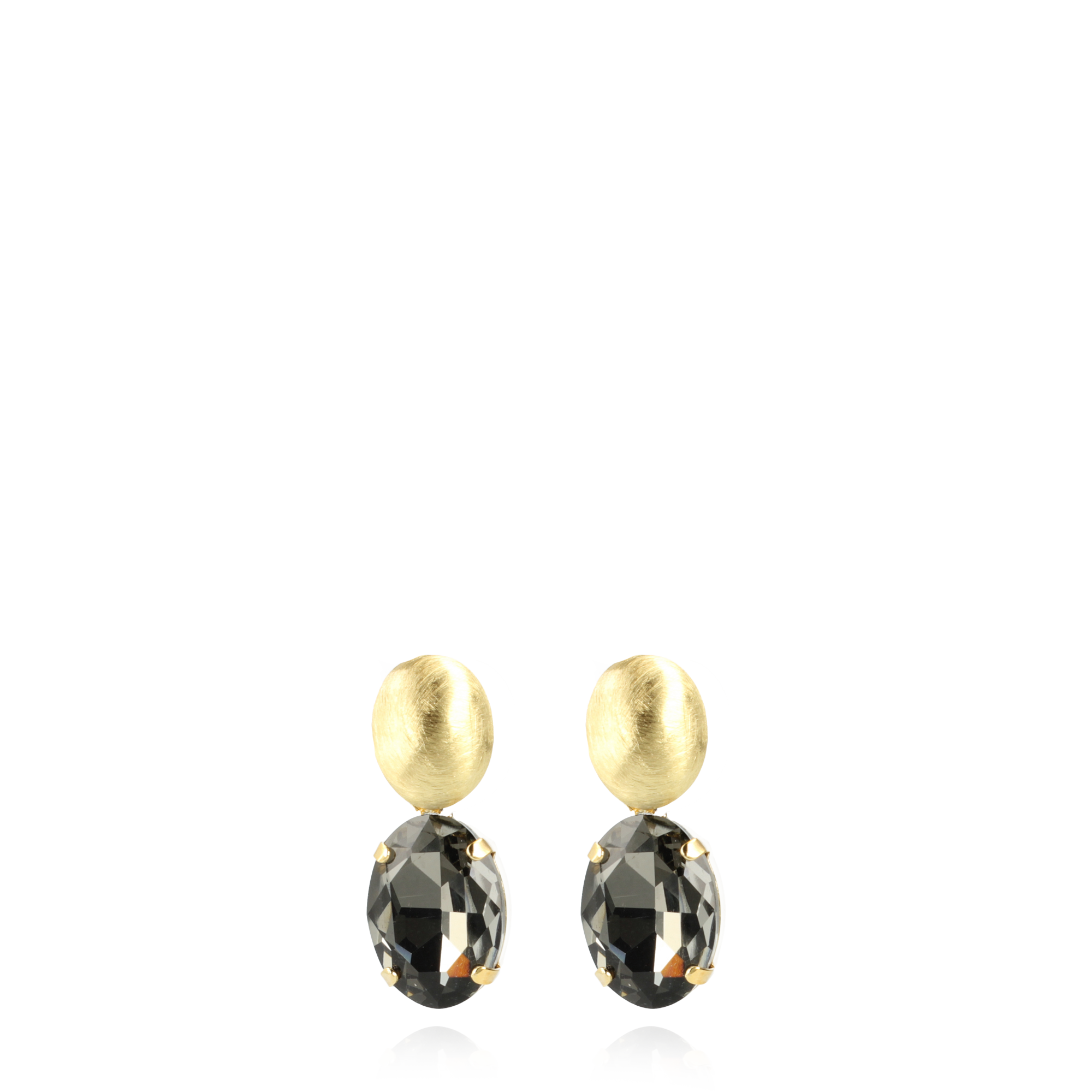 Strass Oorbellen Amelie Ovaal Diamond