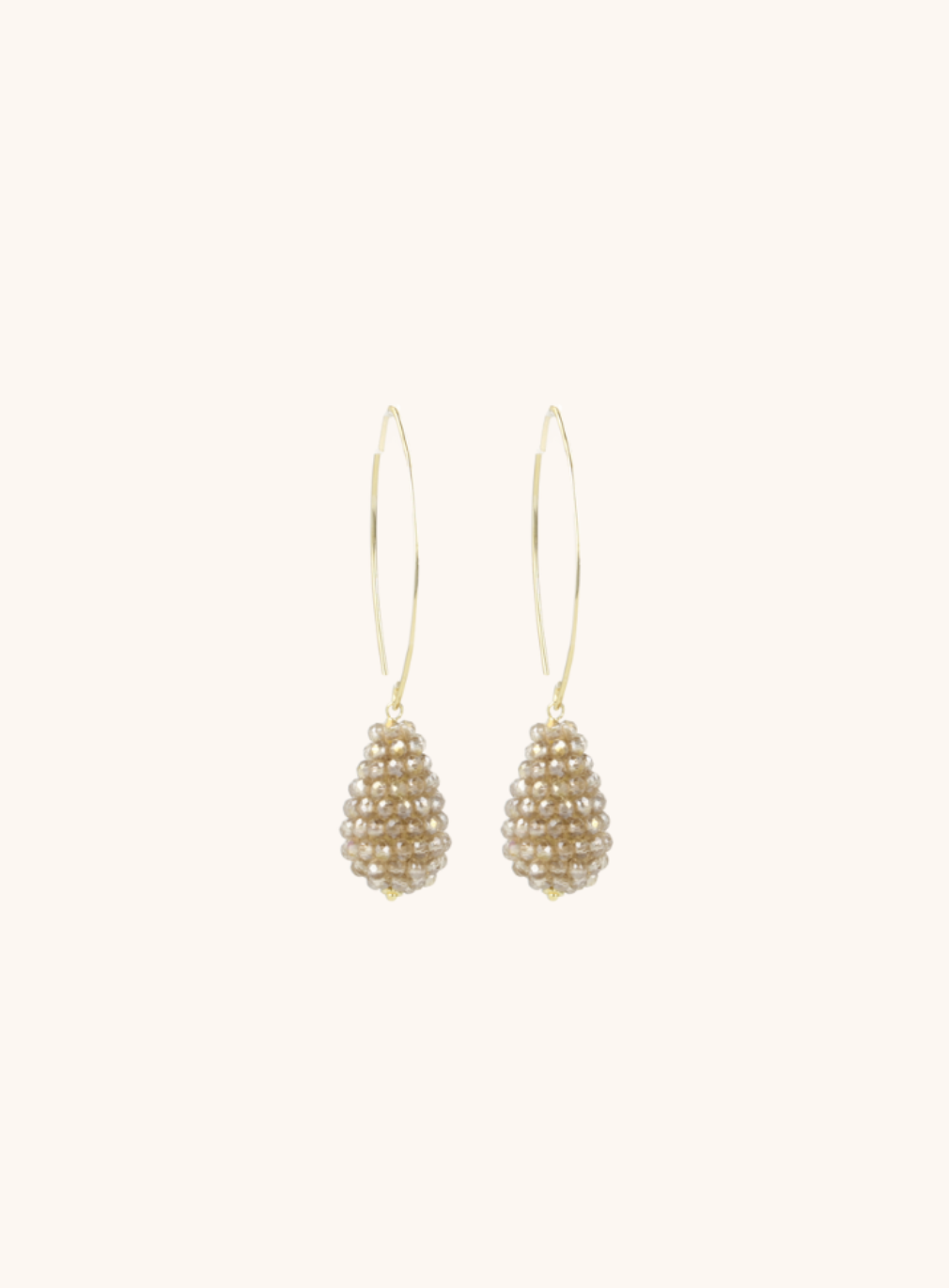 Soft Champagner Ohrringe Cone XS 
