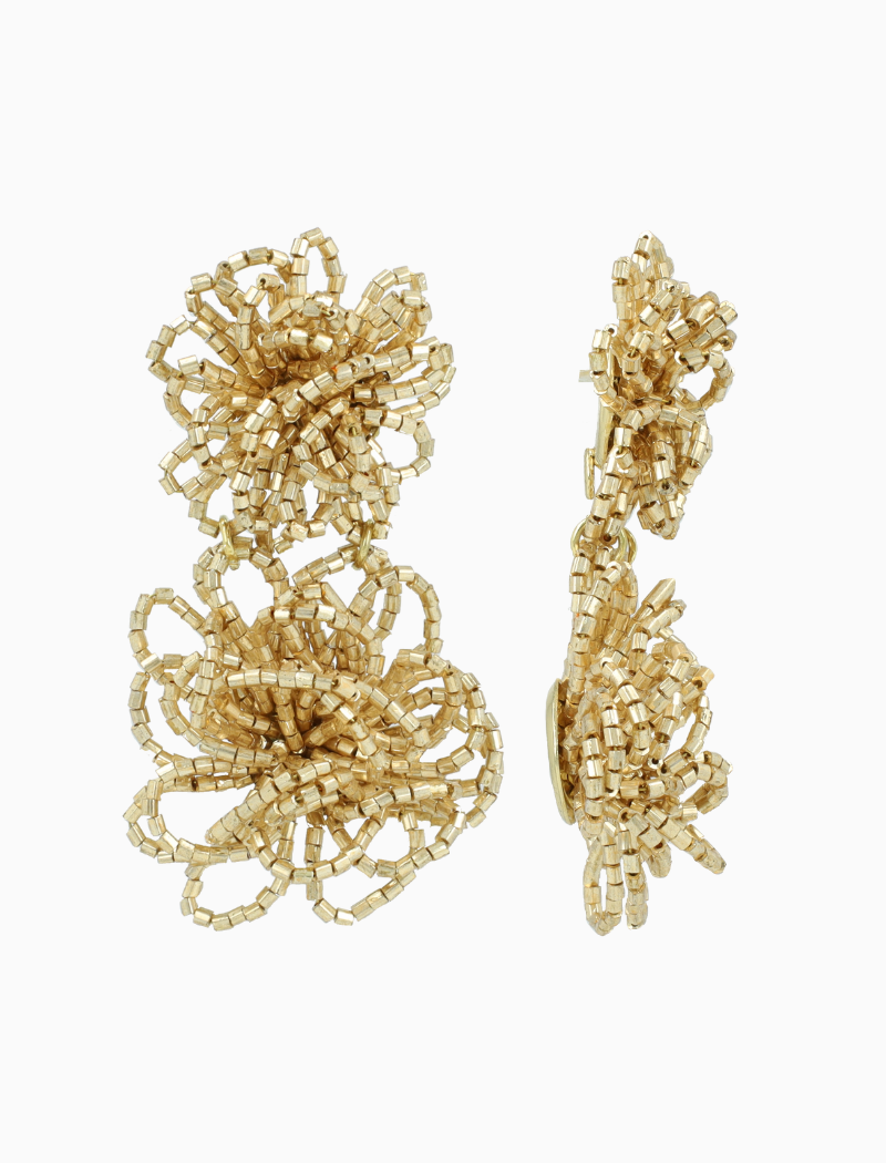 Golden Ohrringe Double Knotted Earring Maerle
