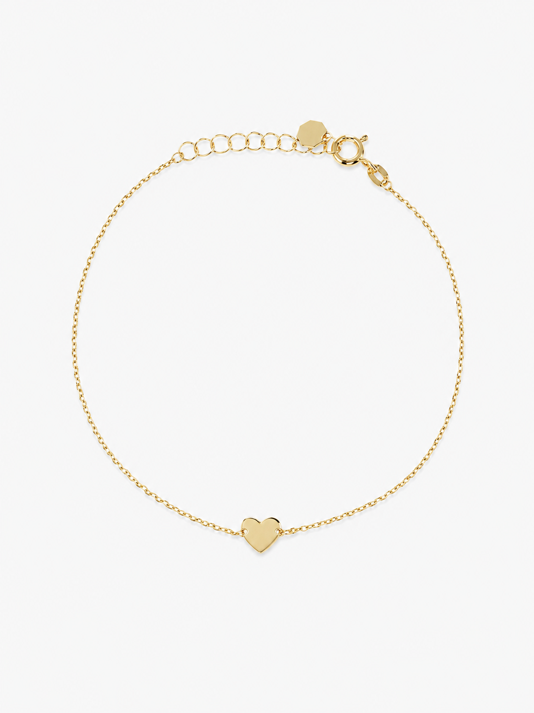 9 Karaat Armband Hart S