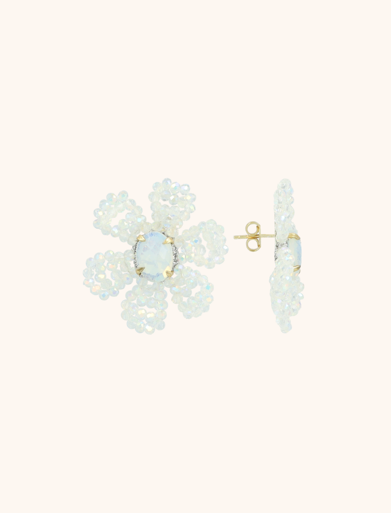 Holo Oorbellen Madelief Blooming Flower