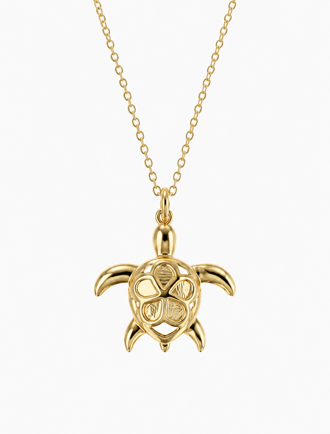Turtle necklace - Blooming