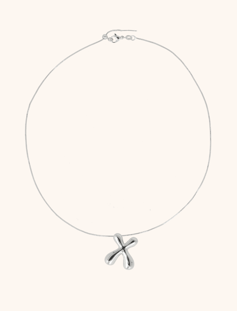 Zilveren Cartoon Initiaal Ketting - Verstelbaarlott-theme.productDescriptionPage.SEO.byTheBrand