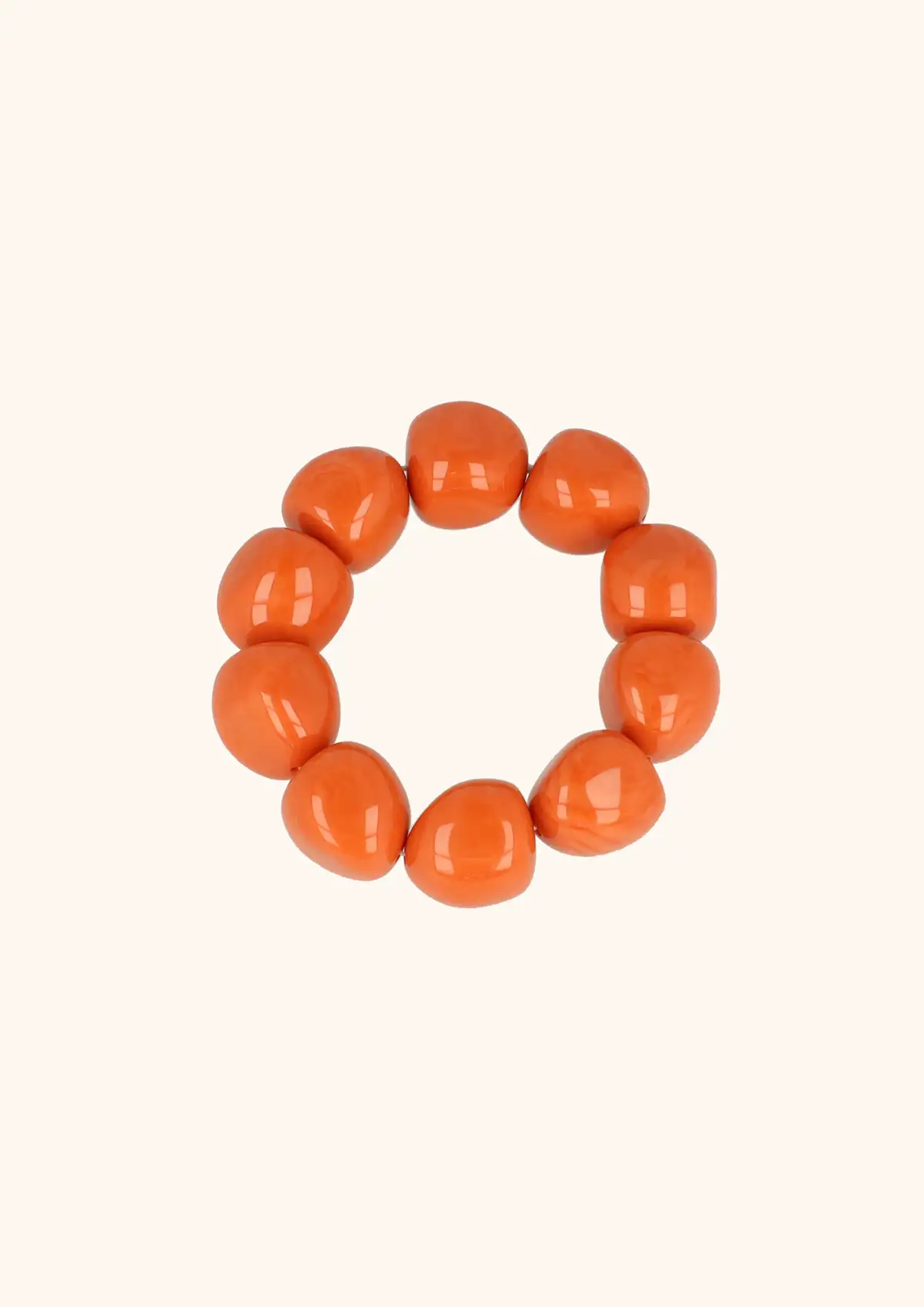 Oranje Armband XL Stenen
