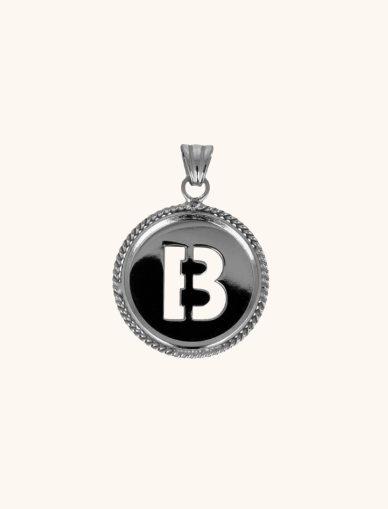 Silver Initial Medallion pendantlott-theme.productDescriptionPage.SEO.byTheBrand