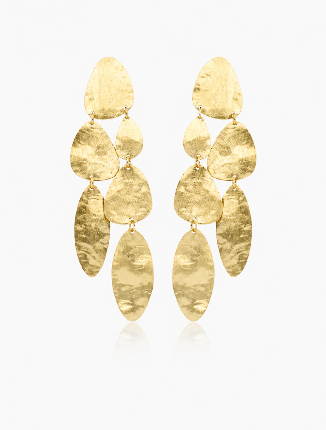 BRASS - Gold Stone Shape XL Brushed