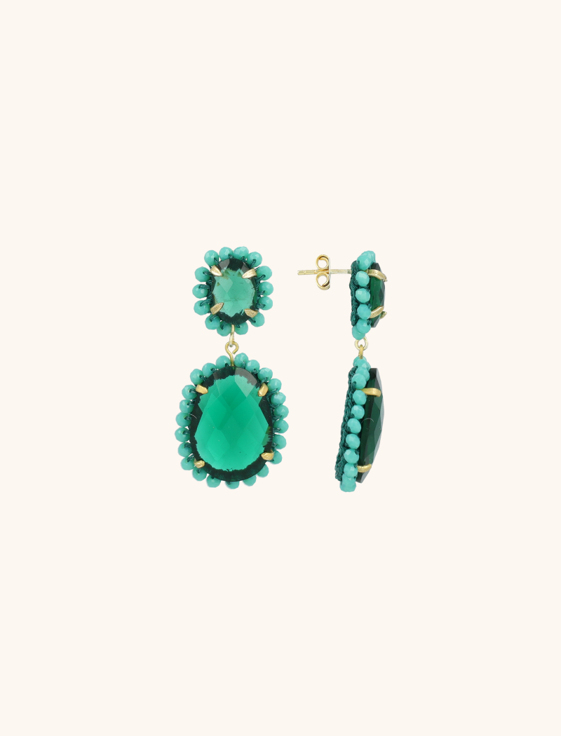 Turkise Ohrringe Bodine Hangeohrringe Doppelt M  lott-theme.productDescriptionPage.SEO.byTheBrand