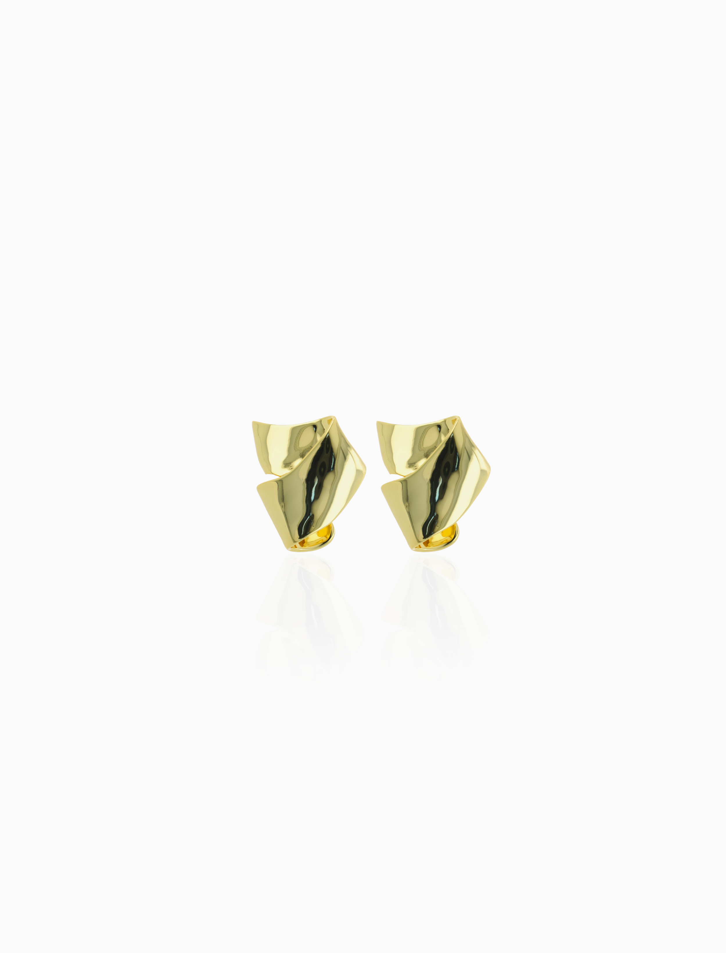 Gold Earrings Kyra Wave S