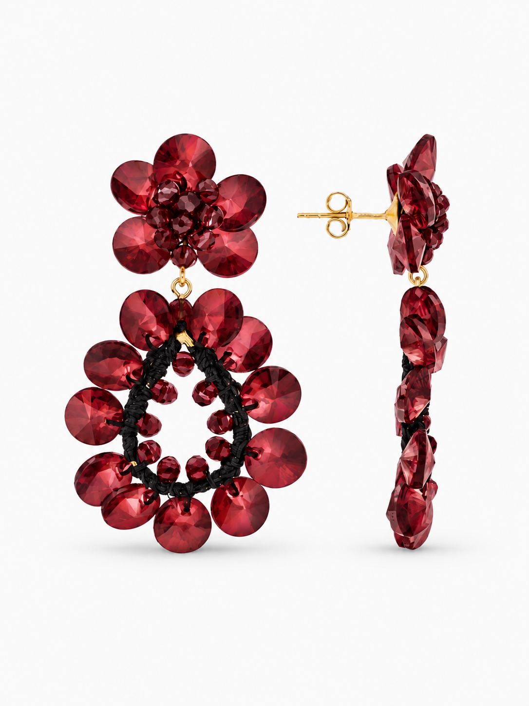 Bordeaux Flower Double Drop Apollo M
