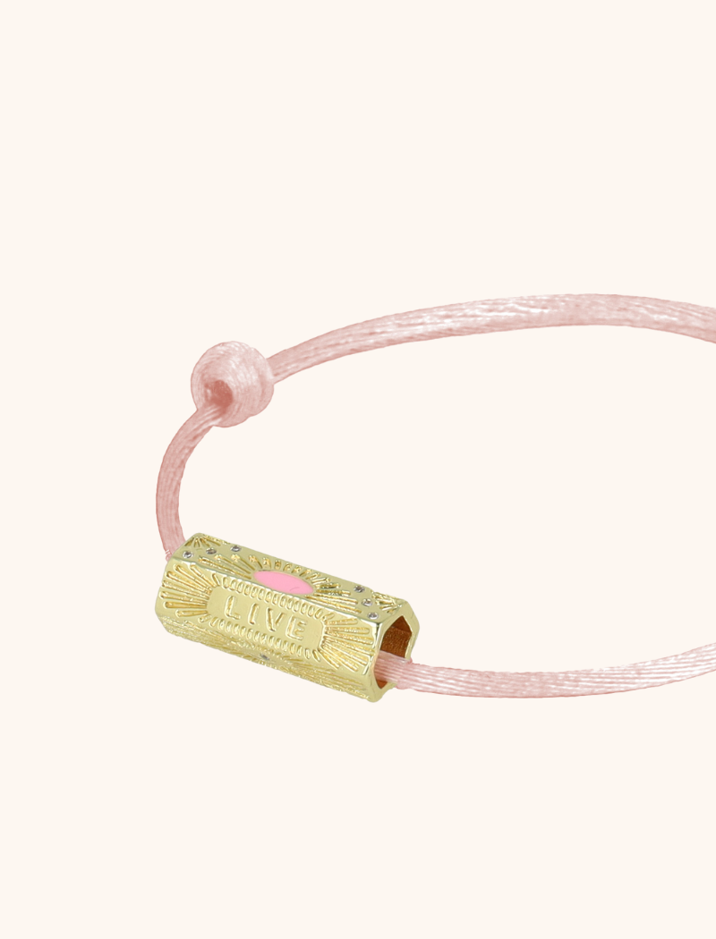 Armband Satin Live Charm - Goud/Rozelott-theme.productDescriptionPage.SEO.byTheBrand