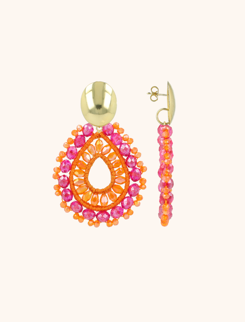 Orange Fuchsia Ohrringe Fox Drop Slott-theme.productDescriptionPage.SEO.byTheBrand