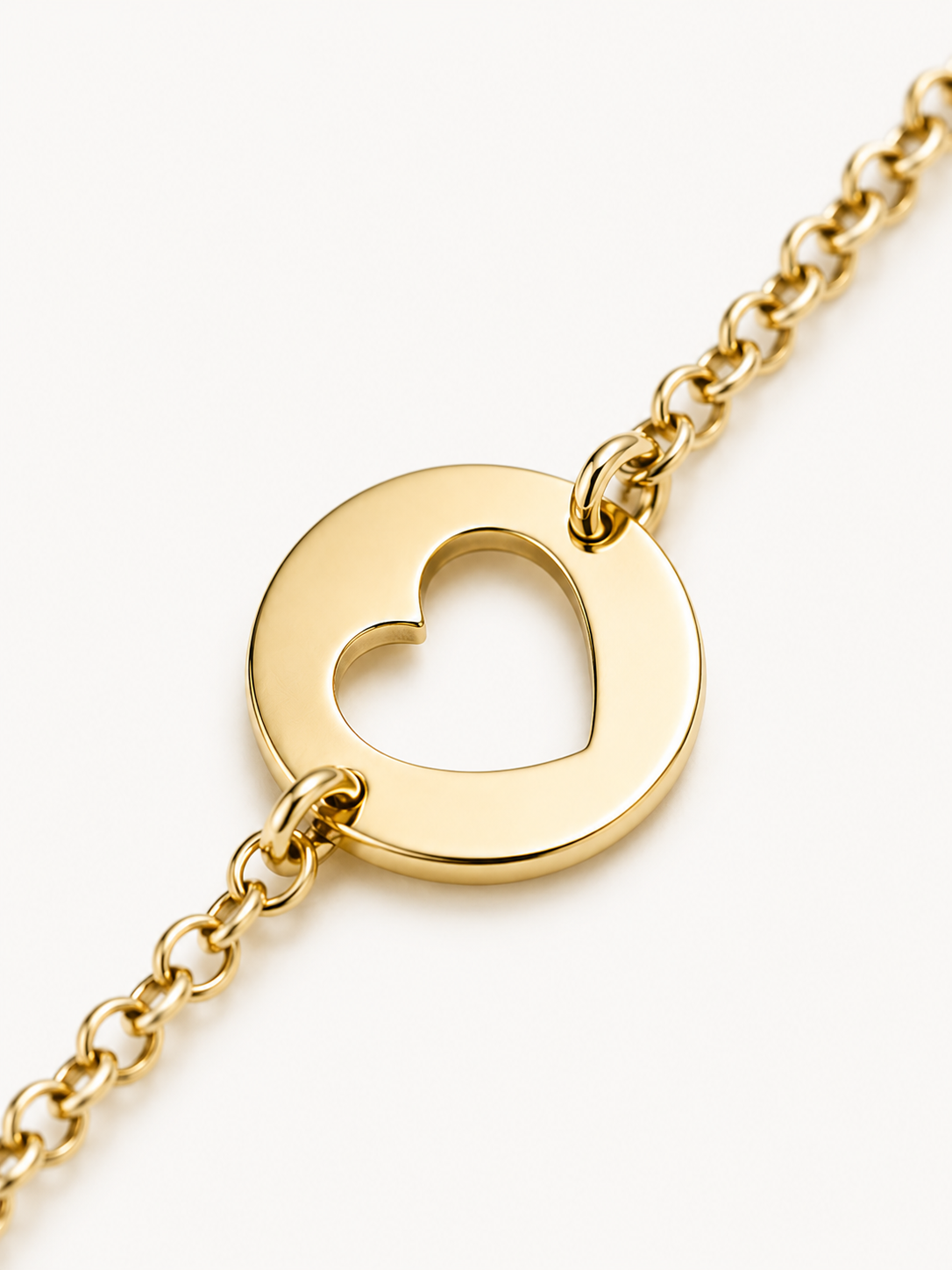 Symbool armband Hart Coin