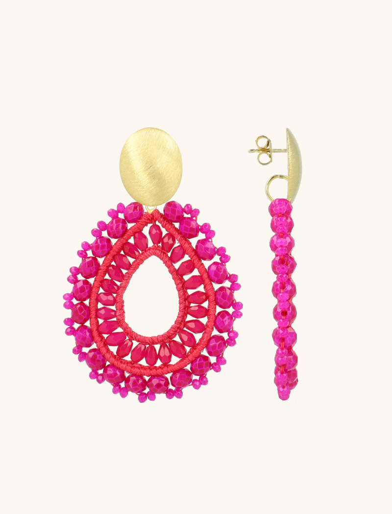 Fuchsia Oorbellen Vos Druppel Llott-theme.productDescriptionPage.SEO.byTheBrand